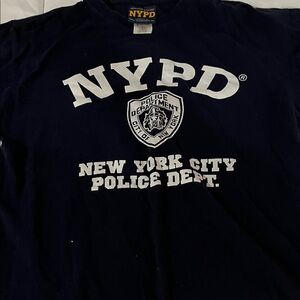 NWOT NYPD Navy Blue Graphic T-Shirt